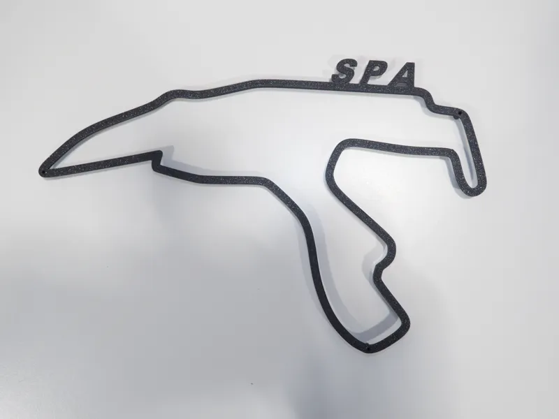 Silhouette del circuito di Spa-Francorchamps di F1