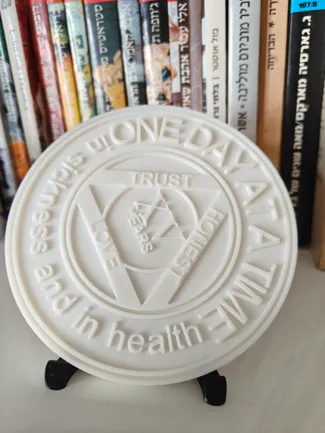 15 years wedding anniversary medallion