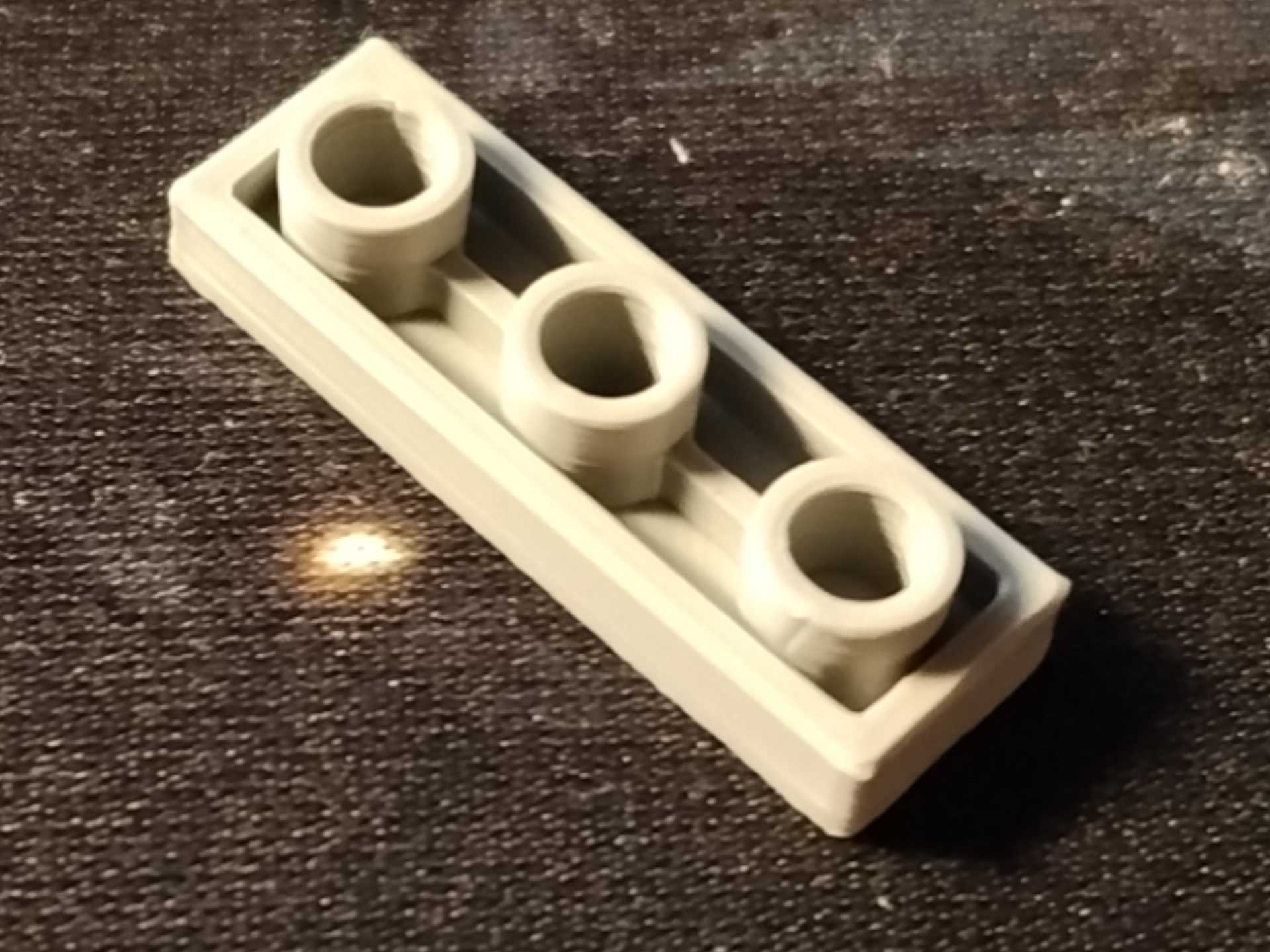 1x3 flat inverted with Center Hole 35459