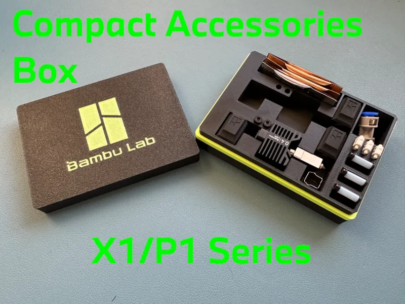 Compact Accessories Box for X1C/P1S/P1P