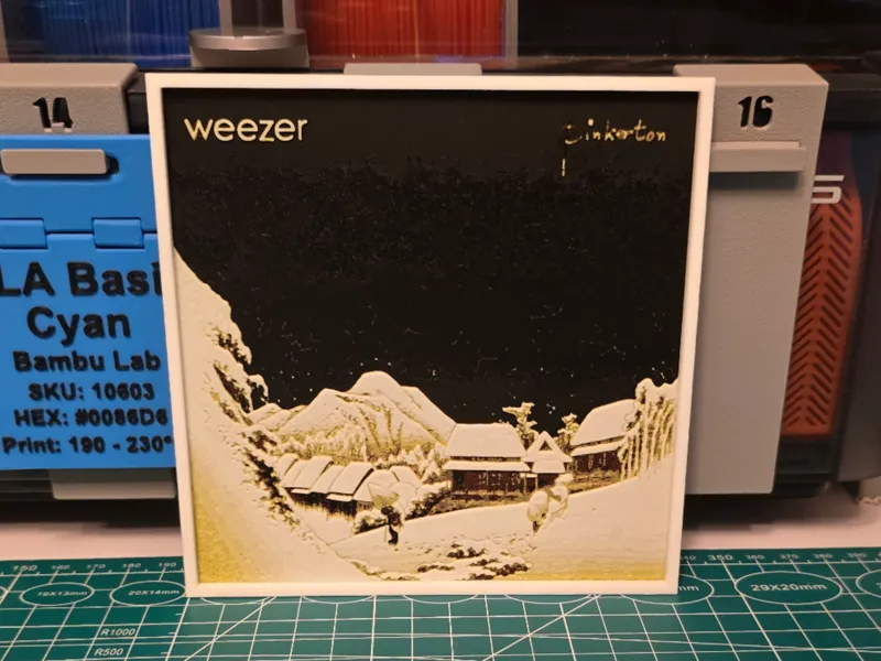 Weezer "Pinkerton" Album - Hueforge Art