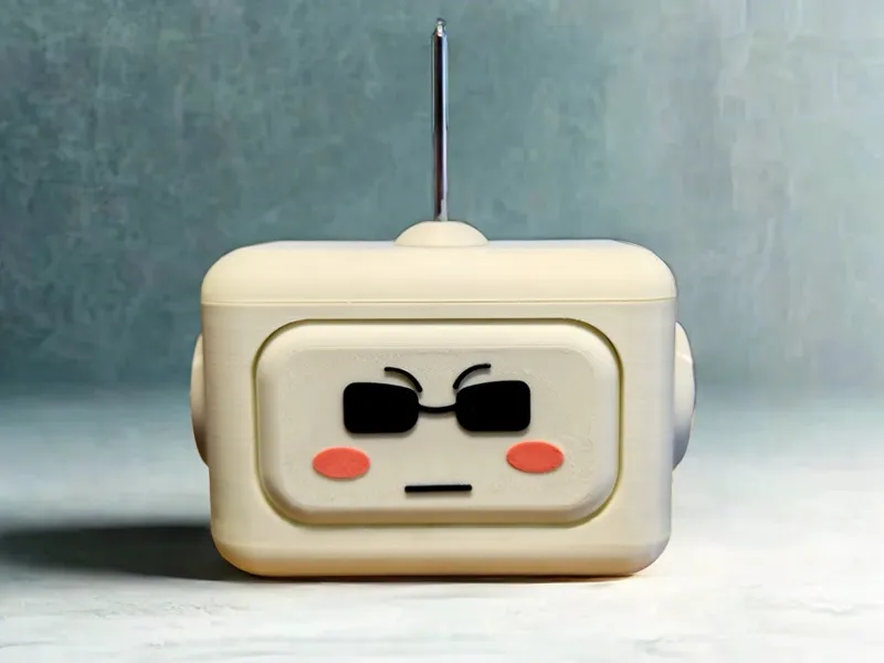 三代方脑壳蓝牙收音机音响 Square Brain Bluetooth Radio Speaker