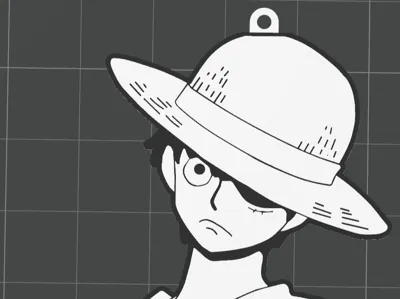 Ruffy/Luffy Keychain