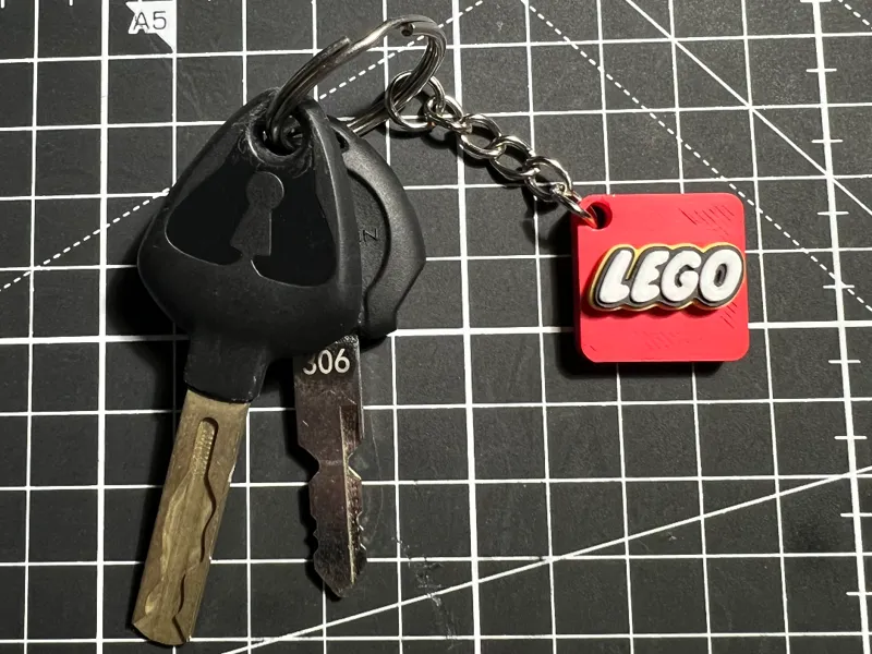 Keychain LE GO Brick Keychain – Multilayer