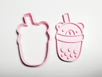 Emporte-pièce gobelet bubble tea ourson — photo 3