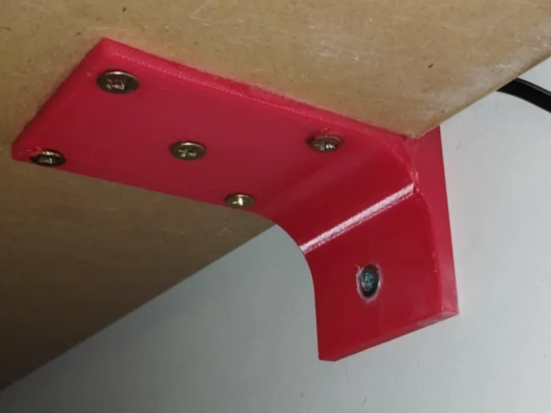Ikea lagkapten desk fixture wall anchor