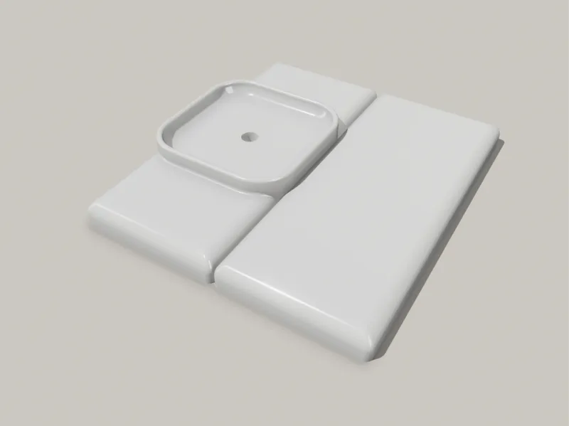 Magnetic Light Switch Cover 2 + IKEA Button Holder
