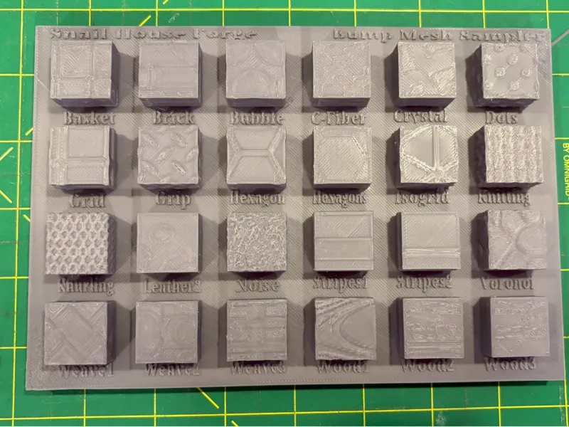 Bump Mesh Sampler Plate