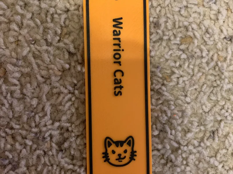 Warrior Cats Bookmark