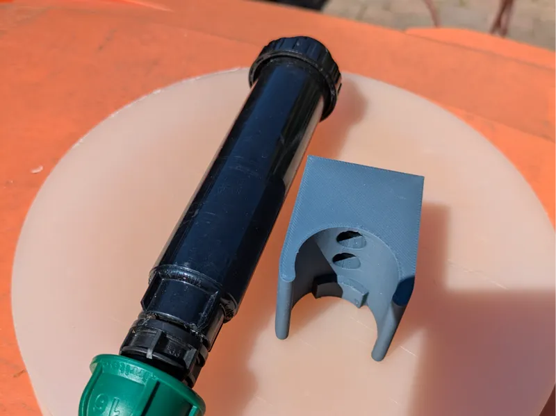 Rainbird sprinkler wall mount
