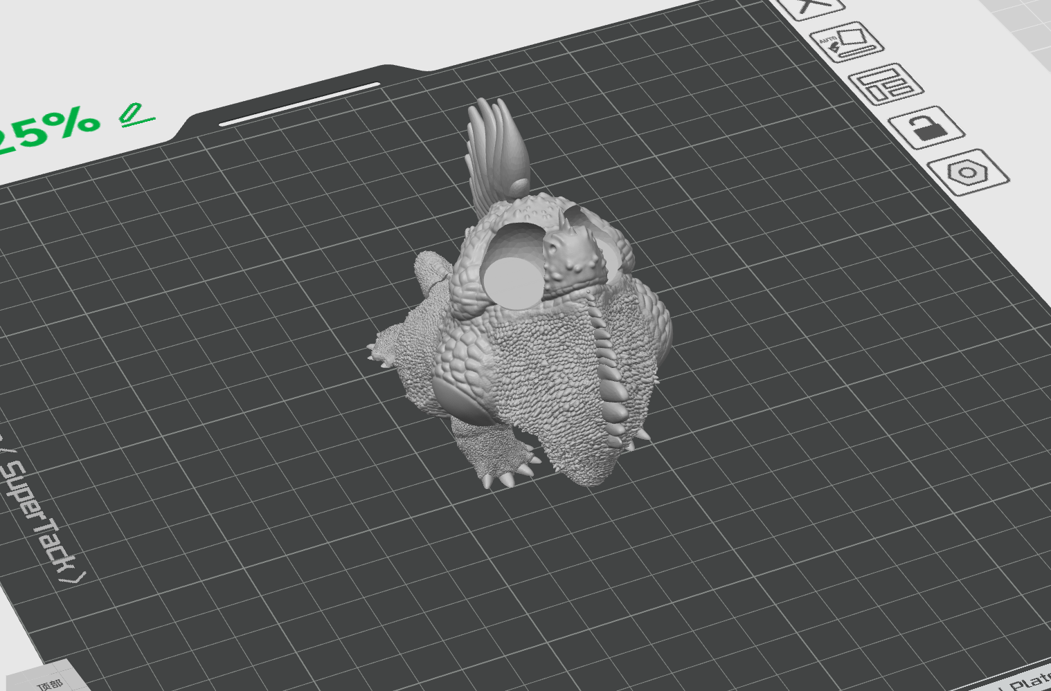 Miniatura 2 do modelo 3D 大眼美洲鬣蜥（绿鬣蜥）V3.0多色 呆呆眼 酷酷眼 关节可动 爬行动物