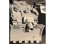 0.08mm layer, 2 walls, 5% infill