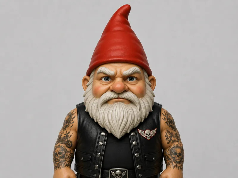 Gartenzwerg Rocker