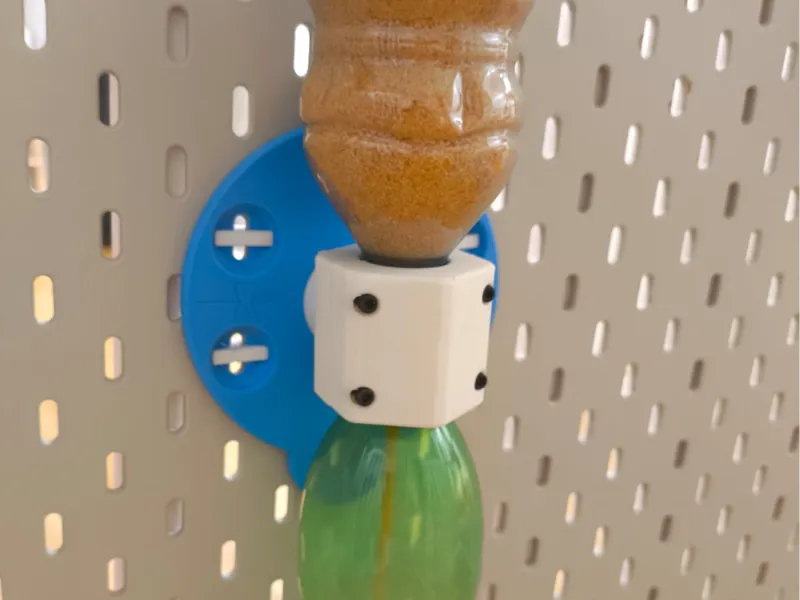 Activity Board hourglass Ikea Skadis mount