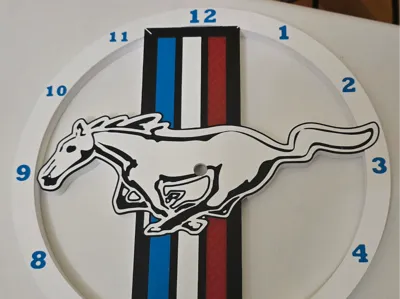 Ford Mustang 245mm clock