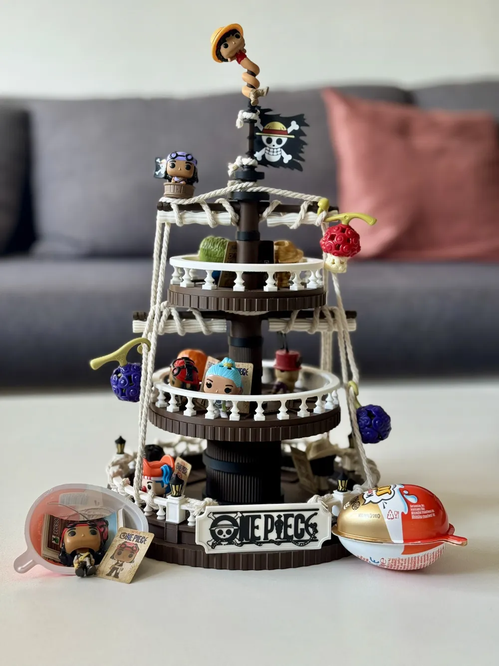 Kinder Joy One Piece Stand - Free 3D Print Model - MakerWorld