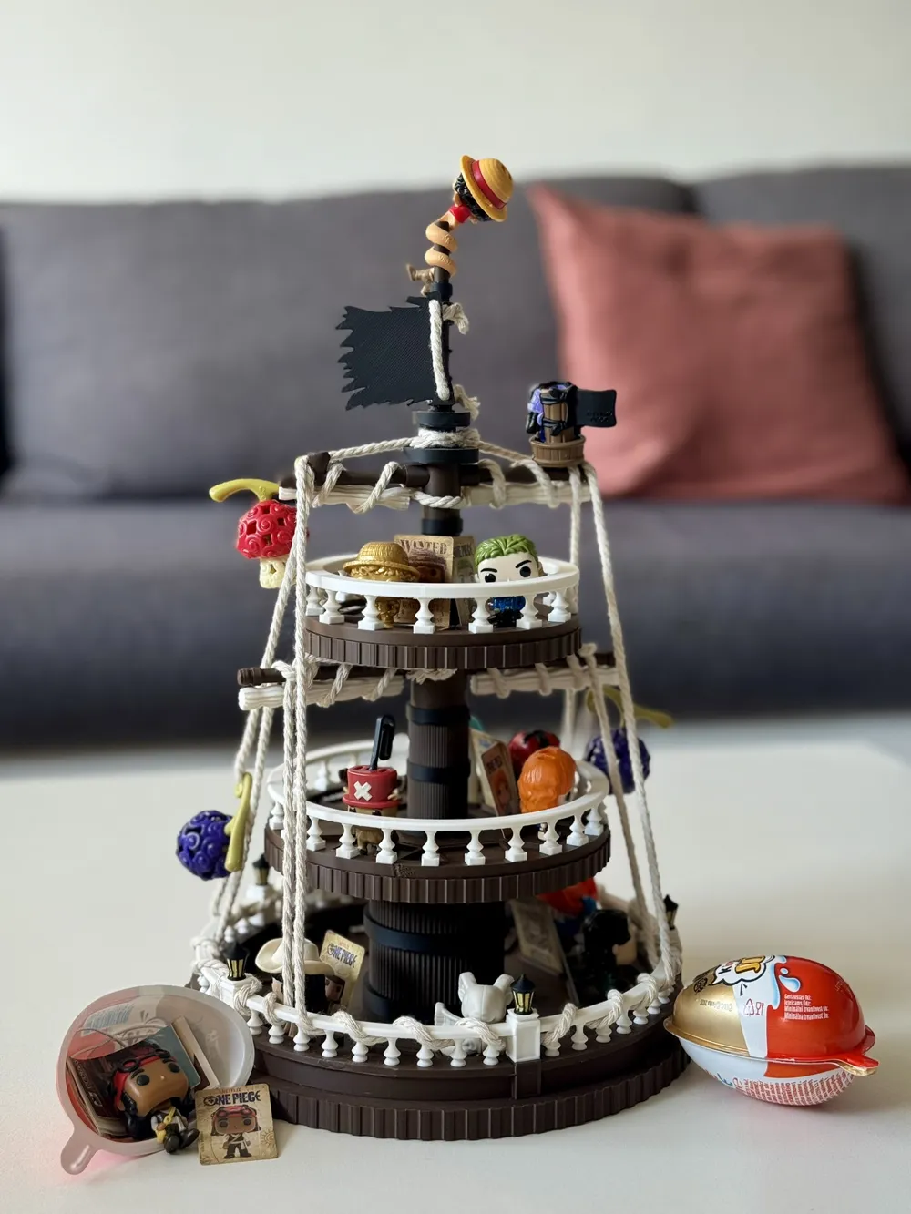 Kinder Joy One Piece Stand - Free 3D Print Model - MakerWorld