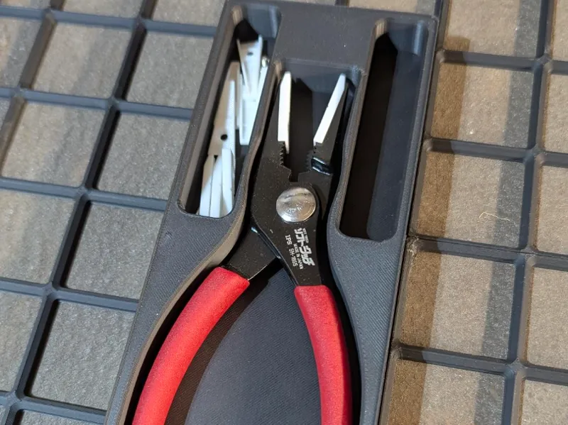 IPS Soft Touch Needle Nose Pliers for Gridfinity
