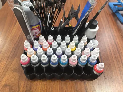 Paint and Tool Desktop Organizer