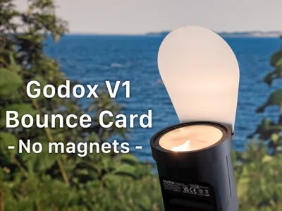 Godox V1 Bounce Card - No Magnets