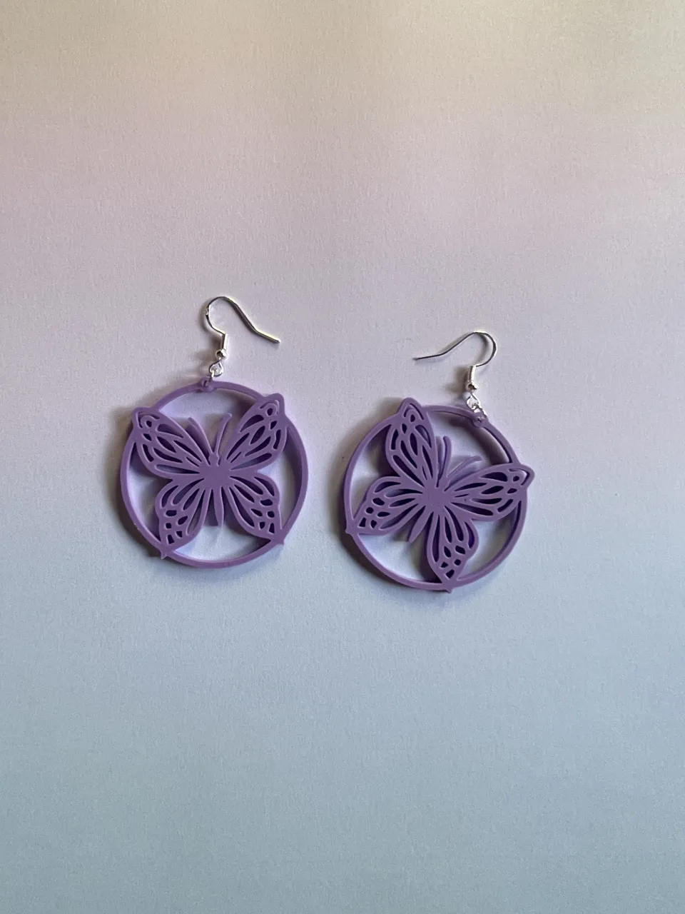 Earrings Butterfly Boho view 2