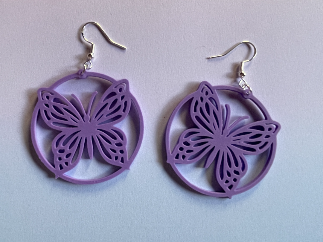 Earrings Butterfly Boho