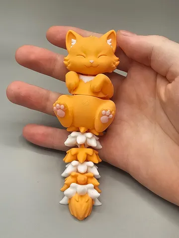Objeto manipulable: Flexi fidget cat — vista de referencia 5