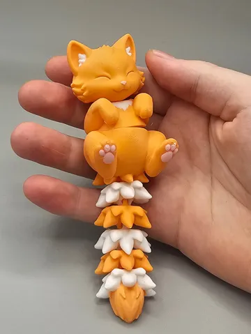 Objeto manipulable: Flexi fidget cat — vista de referencia 4