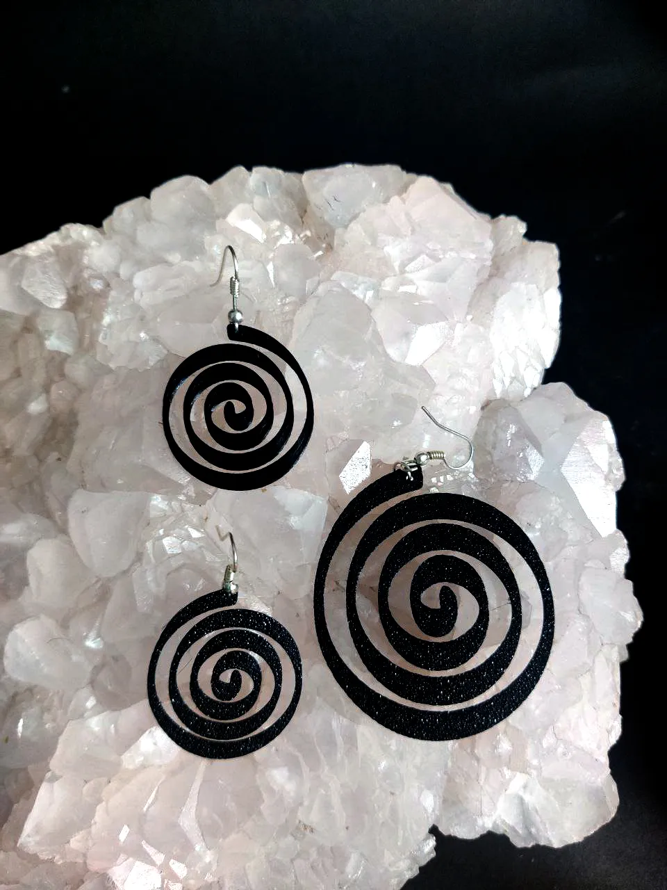 Hypnotic Spiral Earrings view 4
