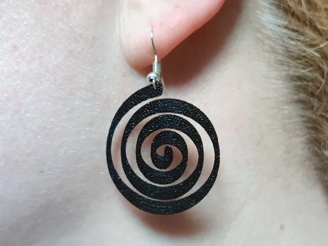 Hypnotic Spiral Earrings
