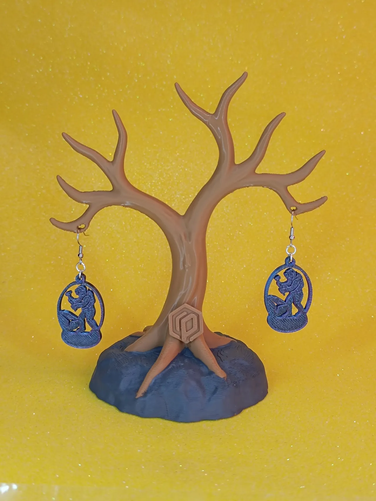 Pendientes "El Buzo" view 2