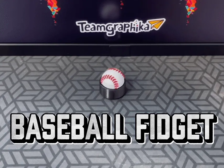 Baseball Fidget Clicker by TeamGraphika MakerWorld: Download Free 3D Models