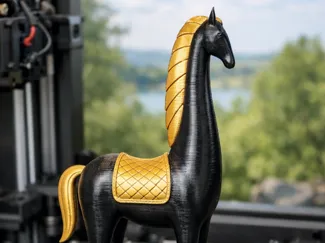 Modern Decorative Horse Figurine