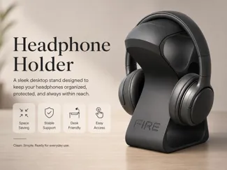 Simple Headphone Holder