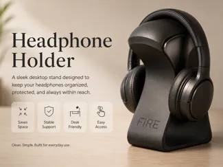 Simple Headphone Holder