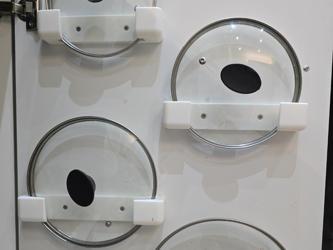 Hidden Cupboard Pan Lid Holders