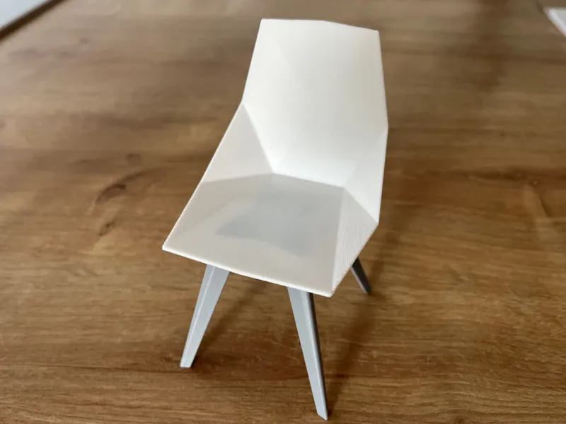 Minimalist chair model