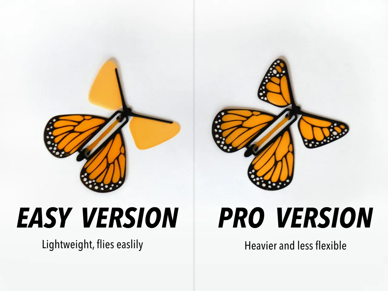 Windup Flying Butterfly view 3