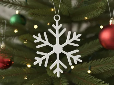Snowflake Christmass Bauble