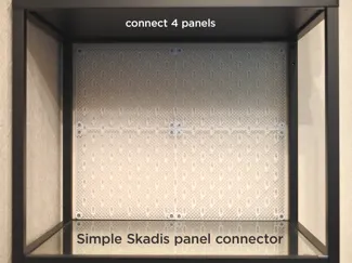 Simple Skadis panel connectors