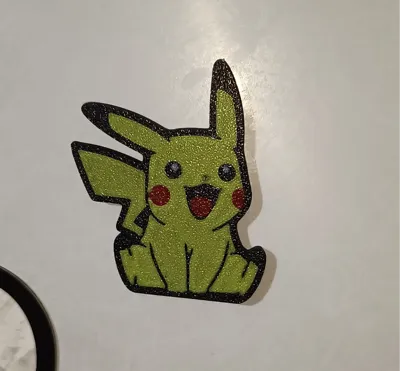 Pikachu Fridge Magnet with 20mm Magnet