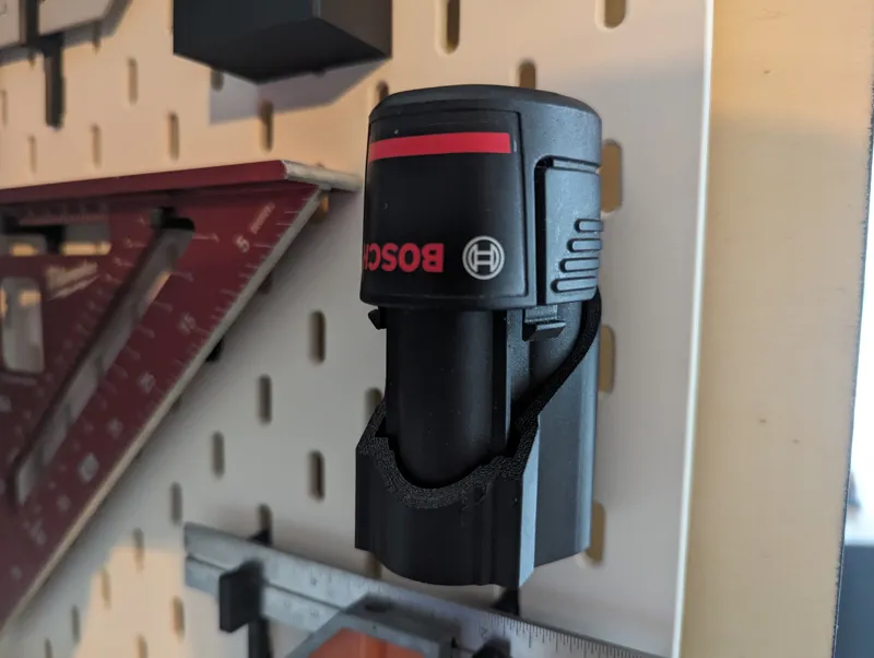 Skadis Supportless - Bosch 12V Battery Holder
