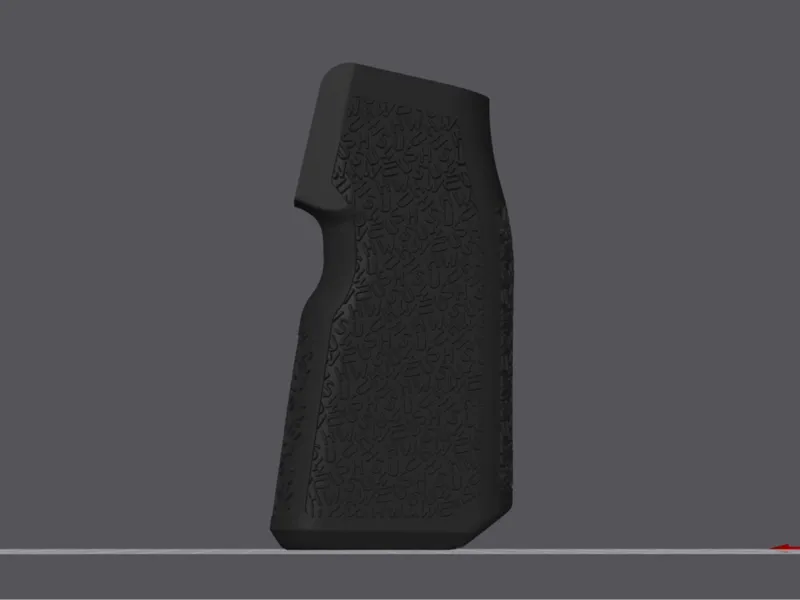 Wushu grip no beavertail