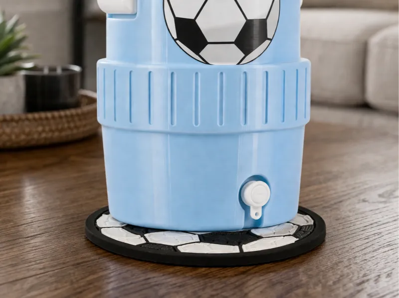 Soccer Soccer ball Futbol Hex Style coaster