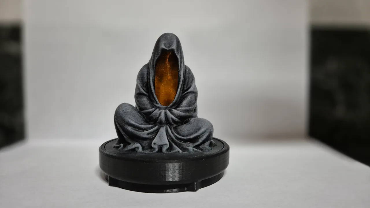 Meditating Reaper LED Candle Holder [V2 IS OUT] view 4