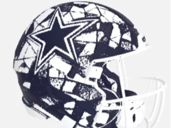 Cowboys Mosaic Helmet