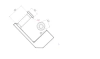 45mm end cap, 30mm roller