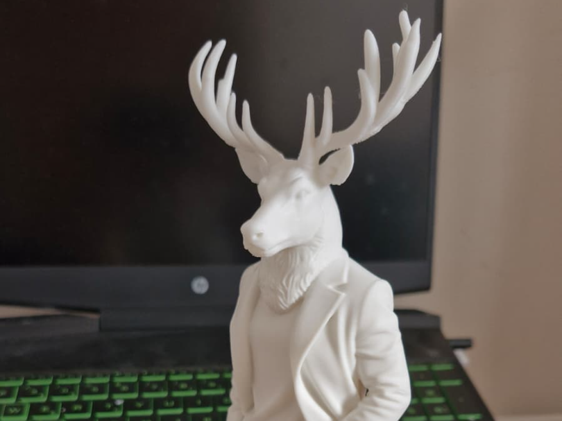 Modern Gentleman Deer – Decorative Deer Sculpture