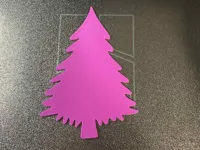 Pochoir sapin de Noël — photo 1