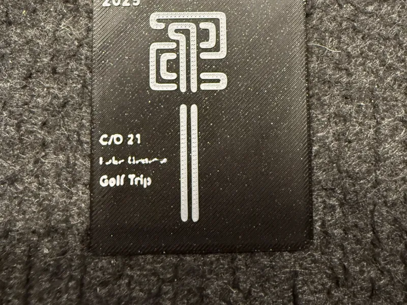 C/O 21 bag tag